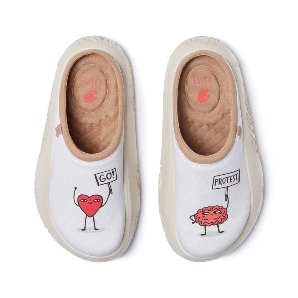 UIN Women's Chunky Fashion Sneakers Travel Shoes (LOVE WINS VIGO VII) - Picture 3 of 9